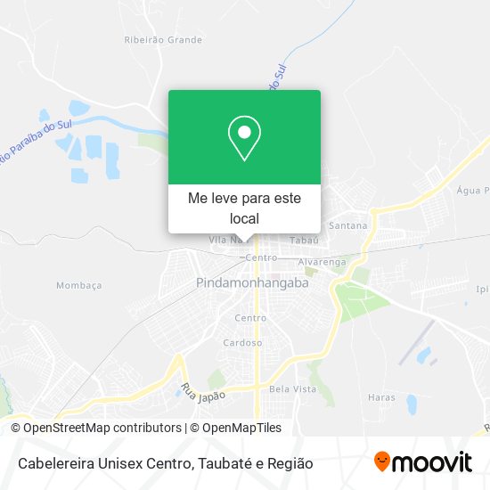 Cabelereira Unisex Centro mapa