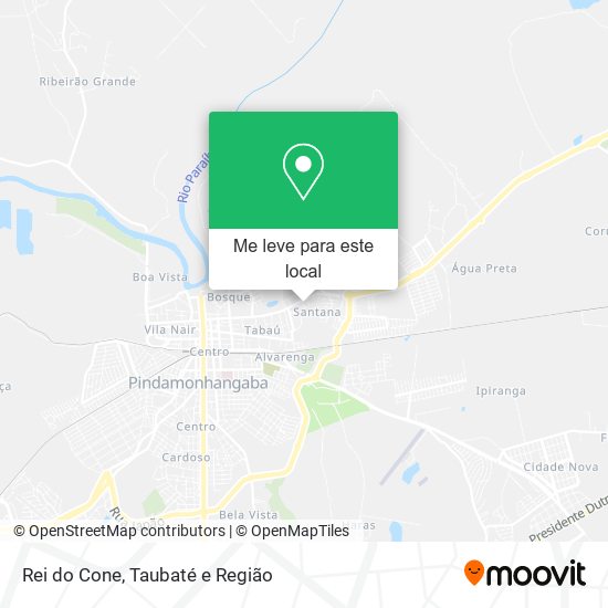 Rei do Cone mapa