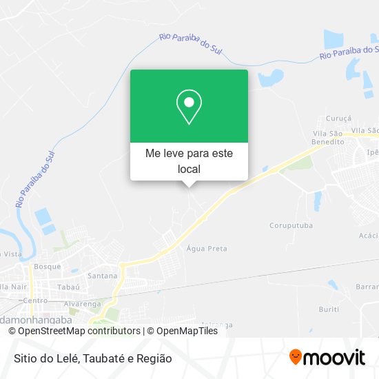 Sitio do Lelé mapa