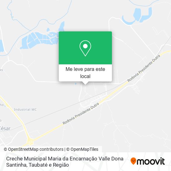 Creche Municipal Maria da Encarnação Valle Dona Santinha mapa