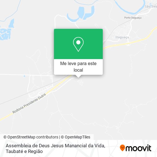 Assembleia de Deus Jesus Manancial da Vida mapa