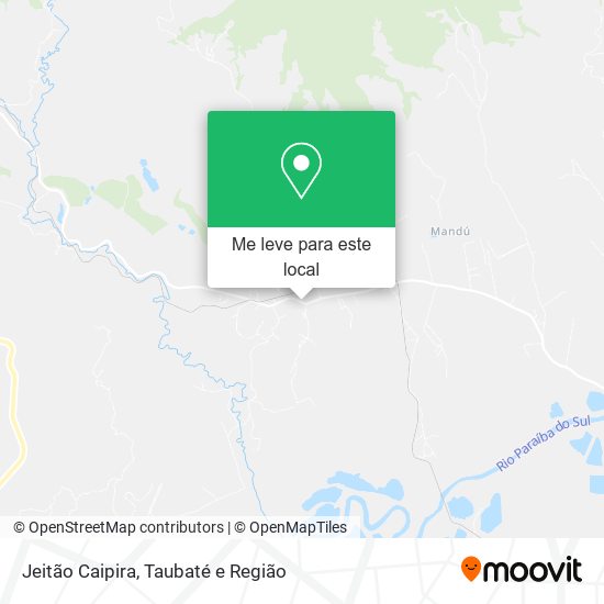 Jeitão Caipira mapa