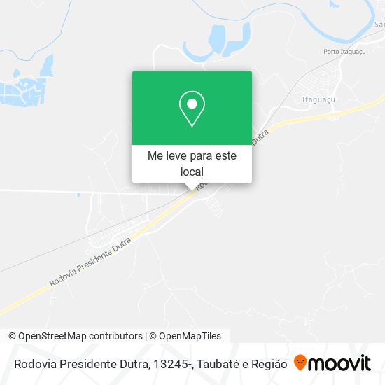 Rodovia Presidente Dutra, 13245- mapa