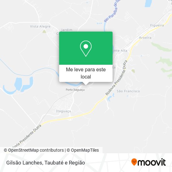 Gilsão Lanches mapa