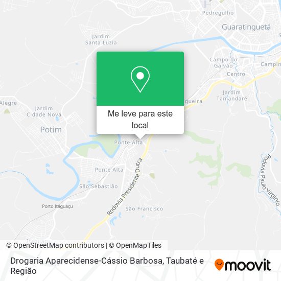 Drogaria Aparecidense-Cássio Barbosa mapa