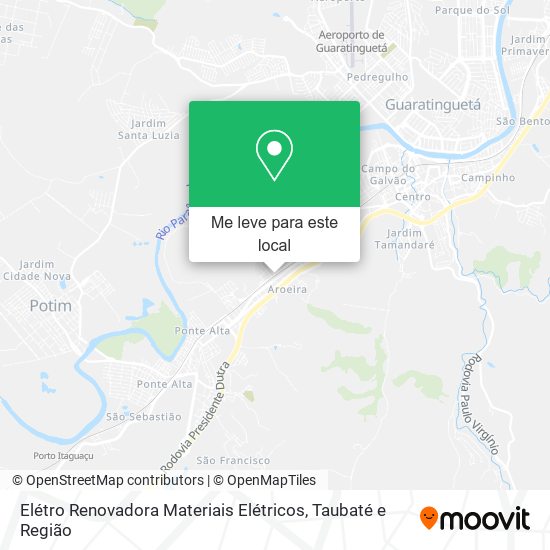 Elétro Renovadora Materiais Elétricos mapa