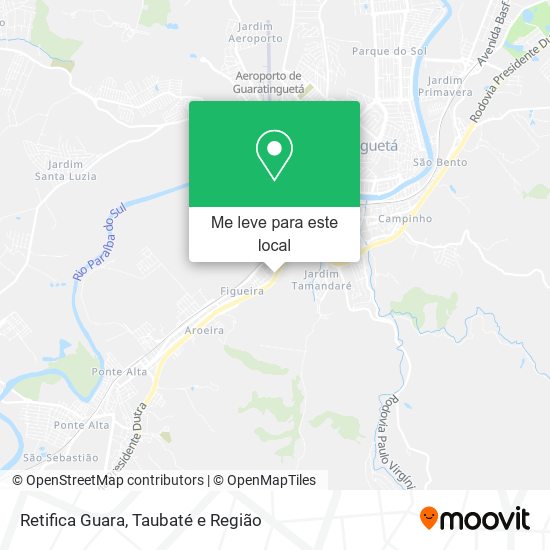 Retifica Guara mapa