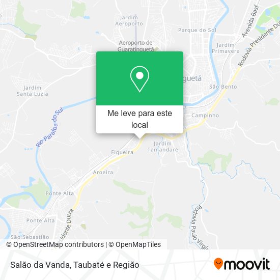 Salão da Vanda mapa
