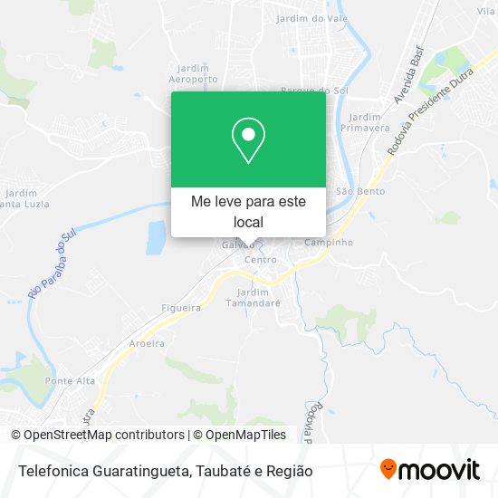Telefonica Guaratingueta mapa