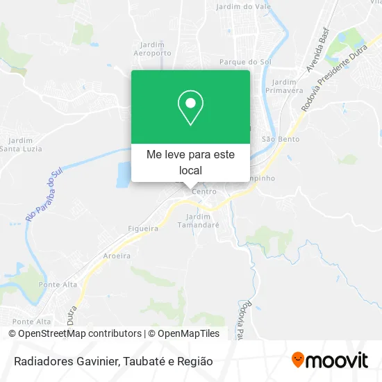 Radiadores Gavinier mapa