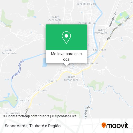 Sabor Verde mapa