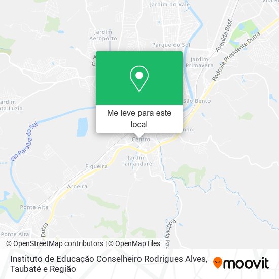 Instituto de Educação Conselheiro Rodrigues Alves mapa