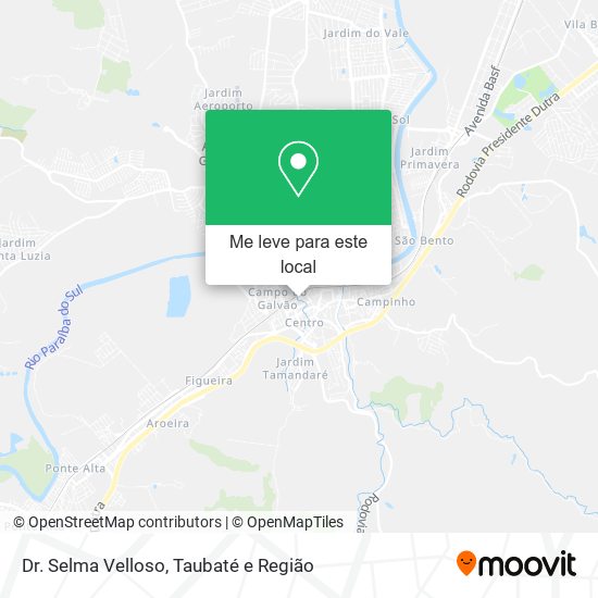 Dr. Selma Velloso mapa