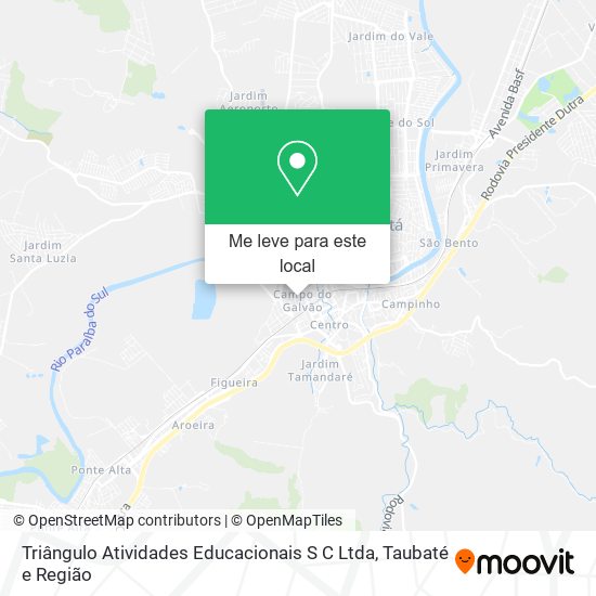 Triângulo Atividades Educacionais S C Ltda mapa