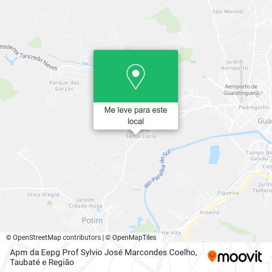 Apm da Eepg Prof Sylvio José Marcondes Coelho mapa