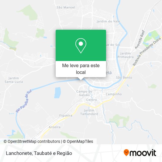Lanchonete mapa