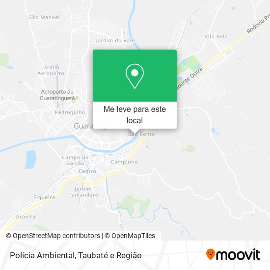 Polícia Ambiental mapa