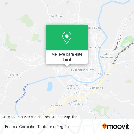 Festa a Caminho mapa