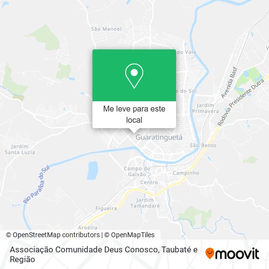 Associação Comunidade Deus Conosco mapa