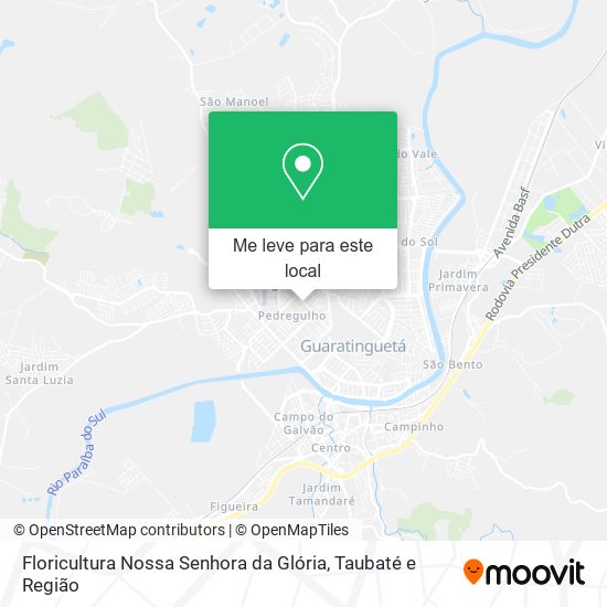 Floricultura Nossa Senhora da Glória mapa