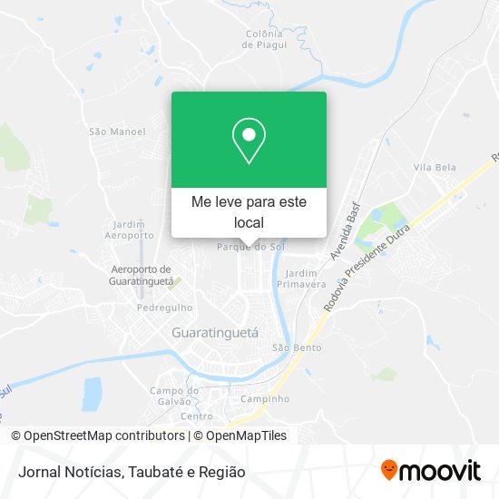 Jornal Notícias mapa