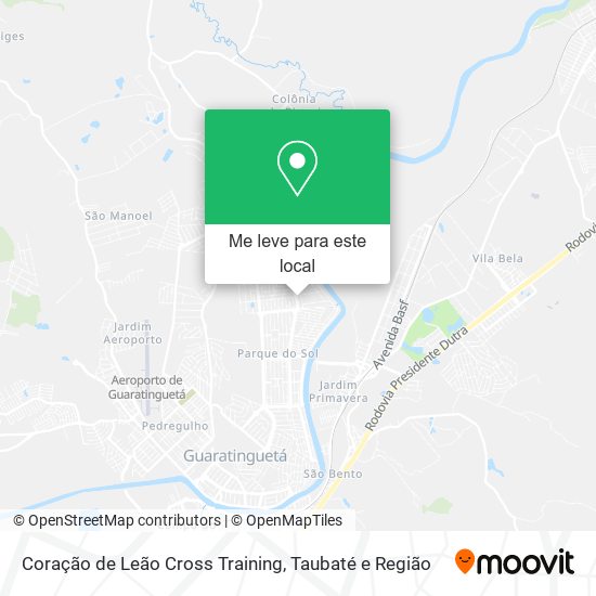 Coração de Leão Cross Training mapa