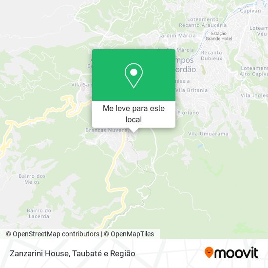 Zanzarini House mapa