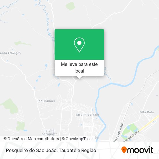 Pesqueiro do São João mapa