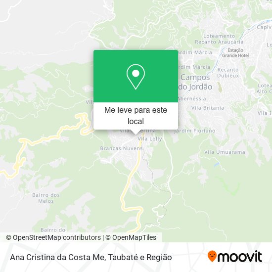 Ana Cristina da Costa Me mapa