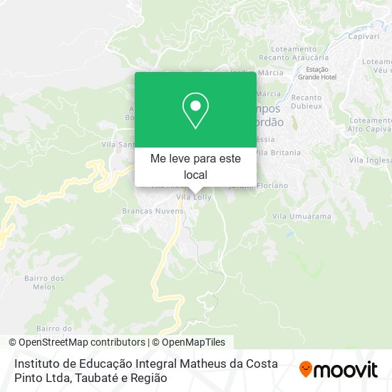 Instituto de Educação Integral Matheus da Costa Pinto Ltda mapa