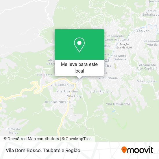 Vila Dom Bosco mapa