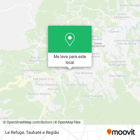 Le Refuge mapa