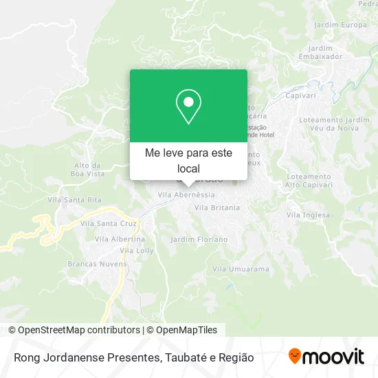 Rong Jordanense Presentes mapa