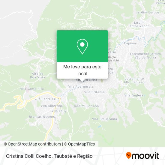 Cristina Colli Coelho mapa