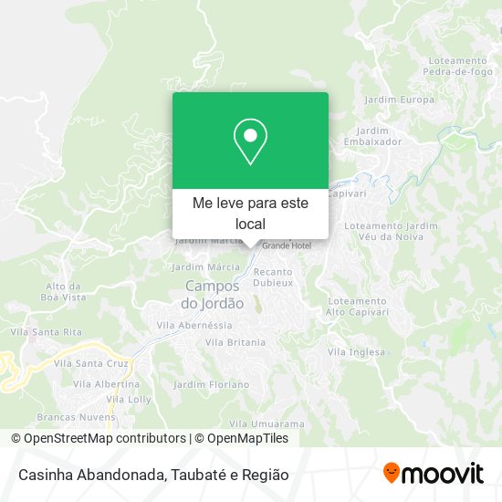 Casinha Abandonada mapa