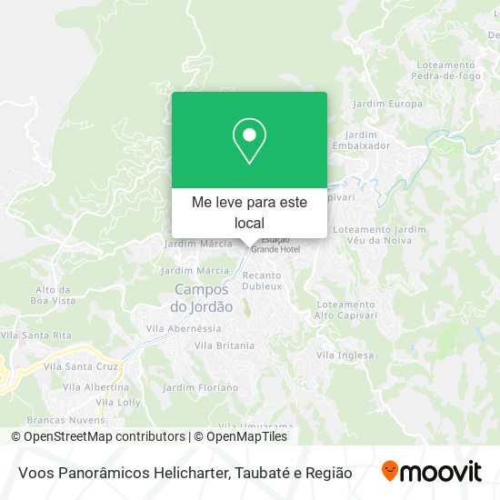 Voos Panorâmicos Helicharter mapa