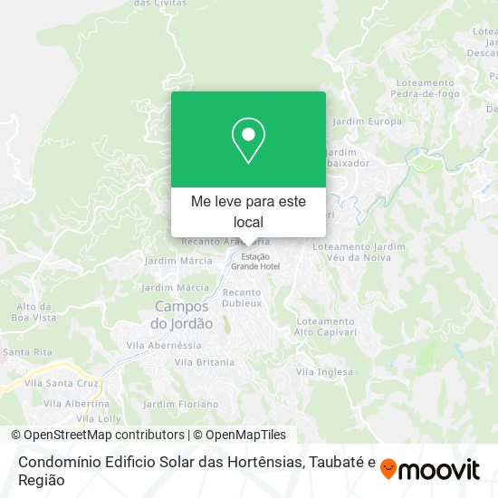 Condomínio Edificio Solar das Hortênsias mapa