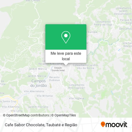 Cafe Sabor Chocolate mapa