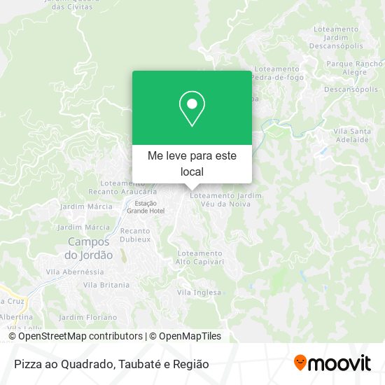 Pizza ao Quadrado mapa