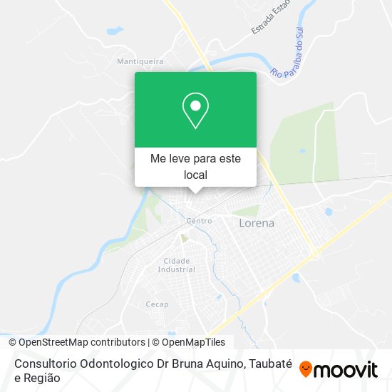 Consultorio Odontologico Dr Bruna Aquino mapa