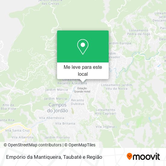 Empório da Mantiqueira mapa