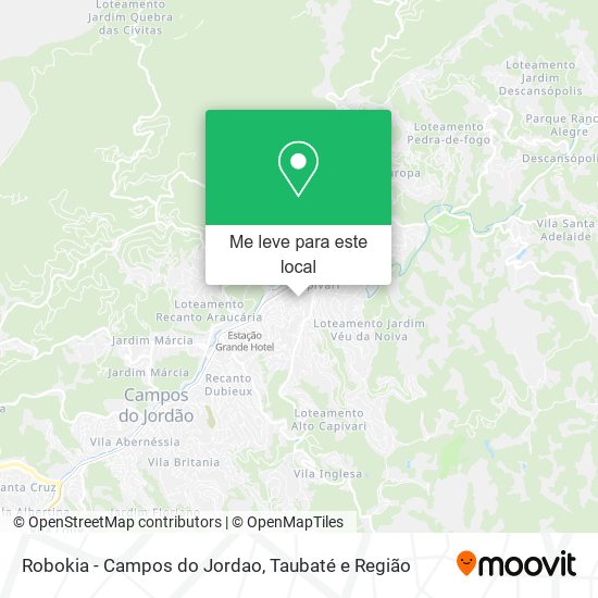 Robokia - Campos do Jordao mapa