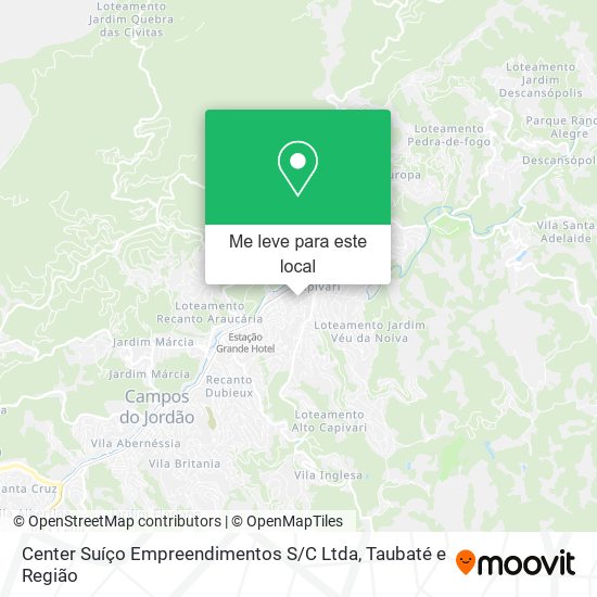 Center Suíço Empreendimentos S / C Ltda mapa