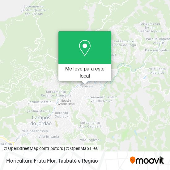 Floricultura Fruta Flor mapa