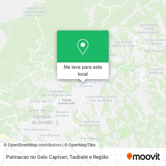 Patinacao no Gelo Capivari mapa