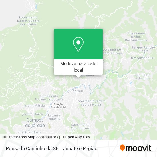 Pousada Cantinho da SE mapa