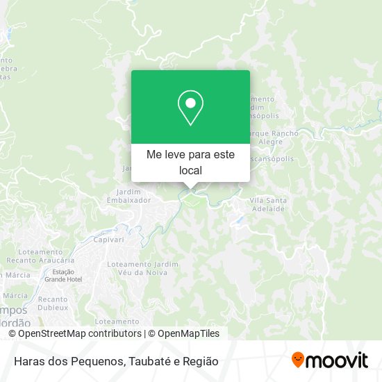 Haras dos Pequenos mapa