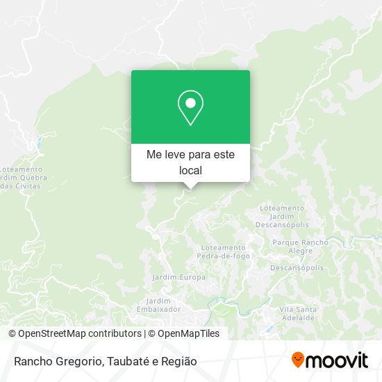 Rancho Gregorio mapa