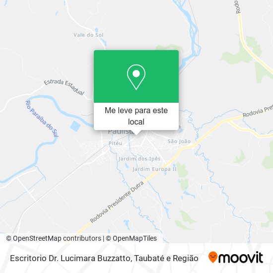 Escritorio Dr. Lucimara Buzzatto mapa