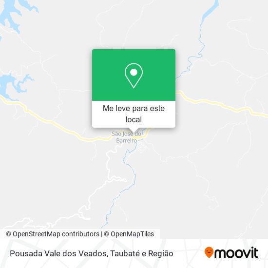 Pousada Vale dos Veados mapa